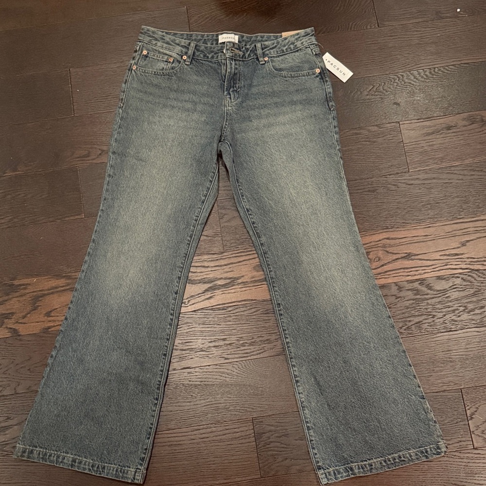 PacSun Wide Leg Blue Jeans